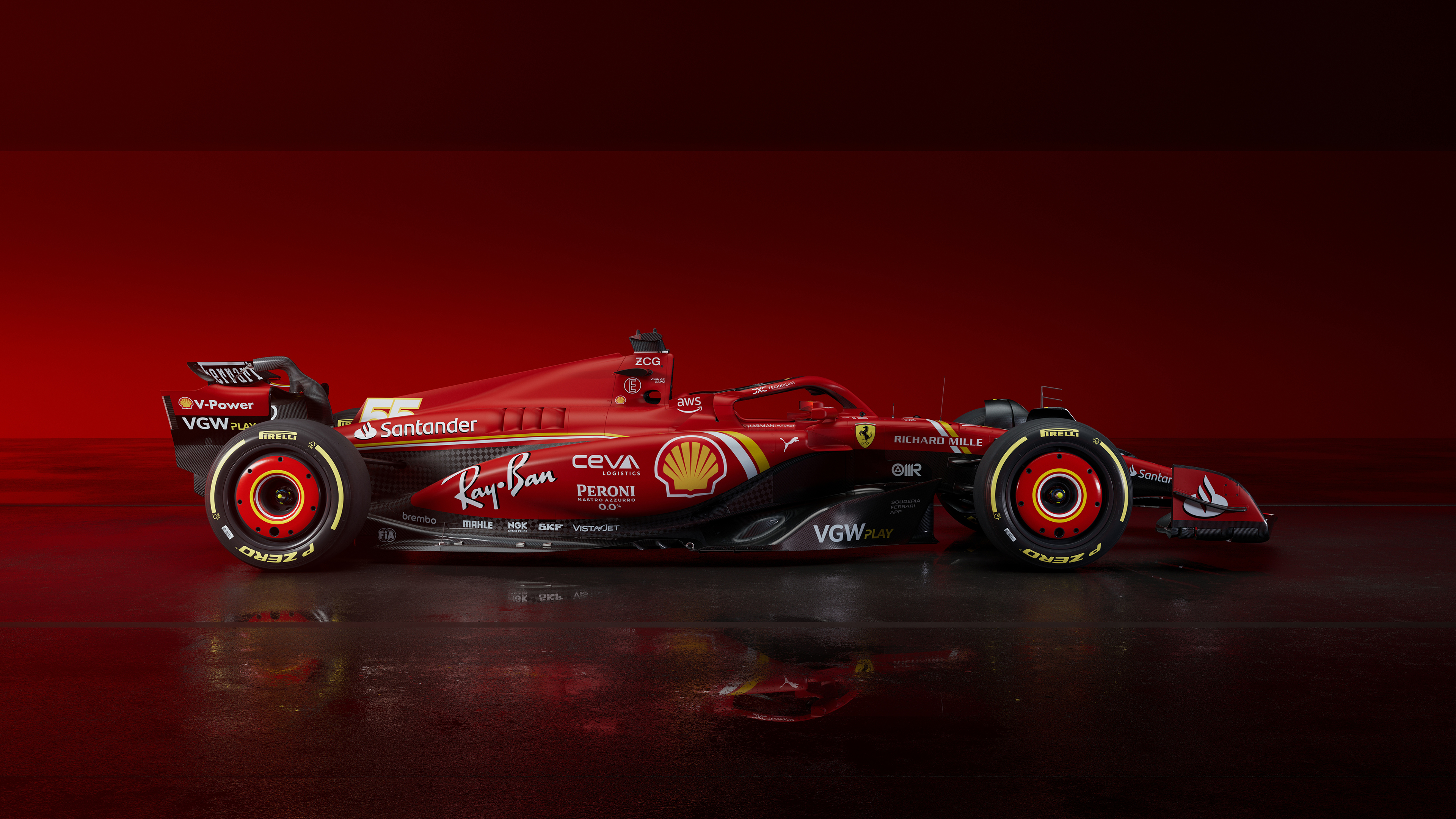 Ferrari SF 24 2024 Wallpaper Car