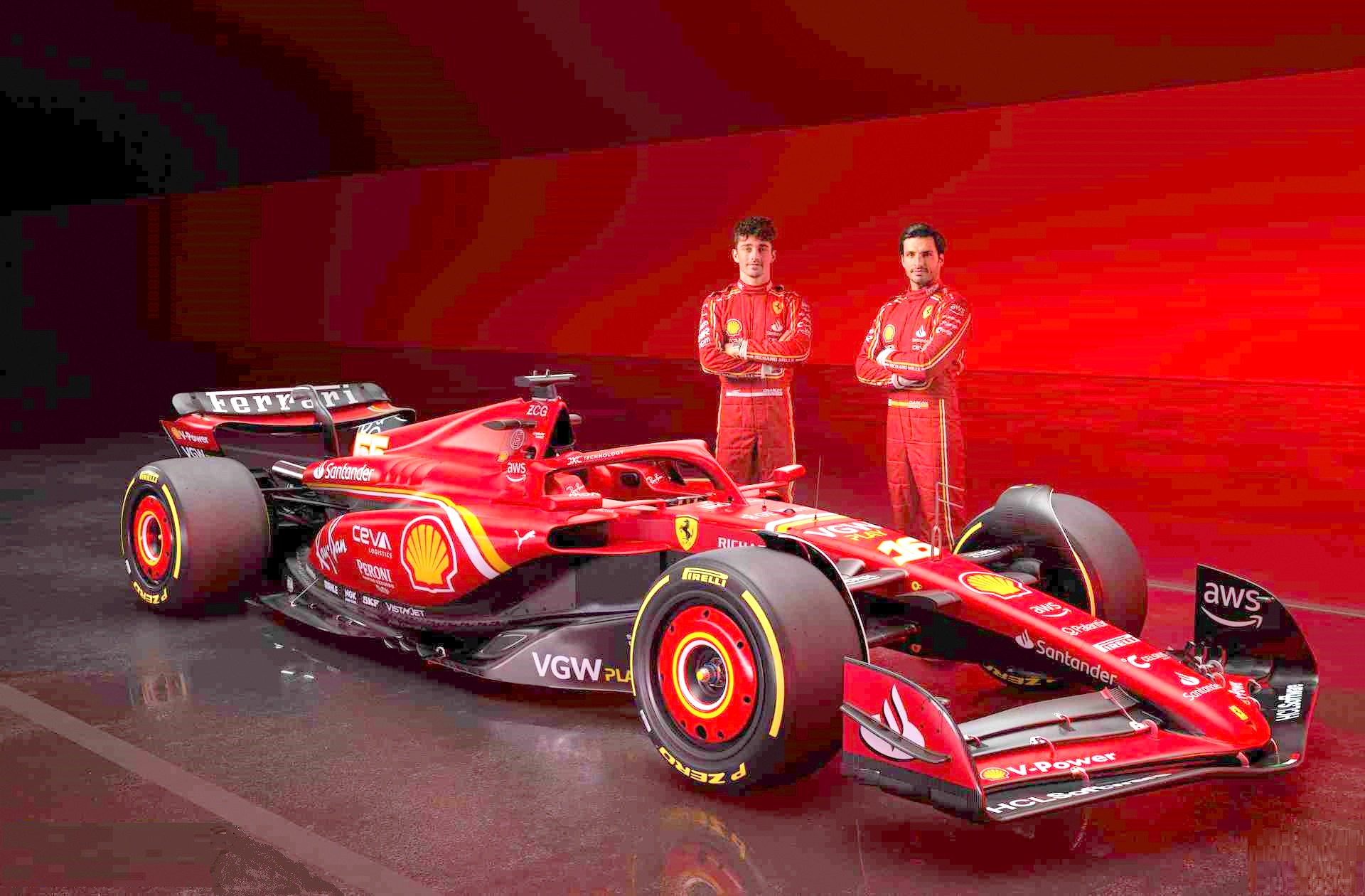 Ferrari Unveils SF 24: Leclerc