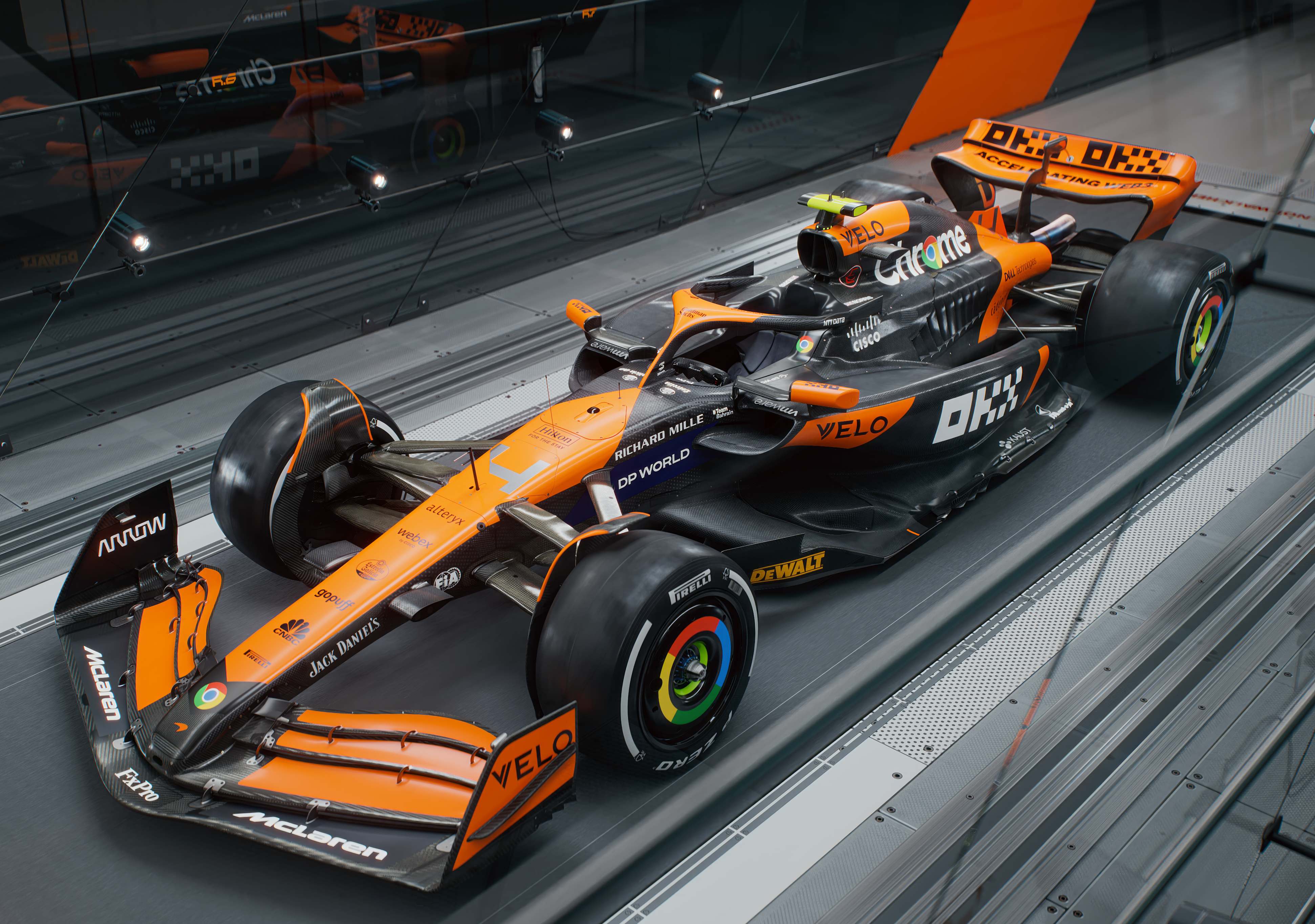 Photos of the new McLaren MCL38 livery