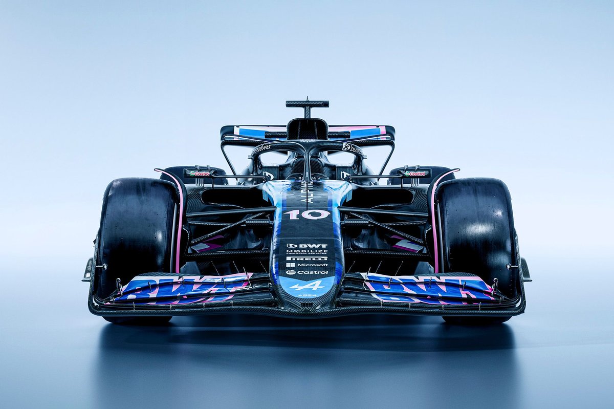 Alpine's 2024 F1 car new front to back