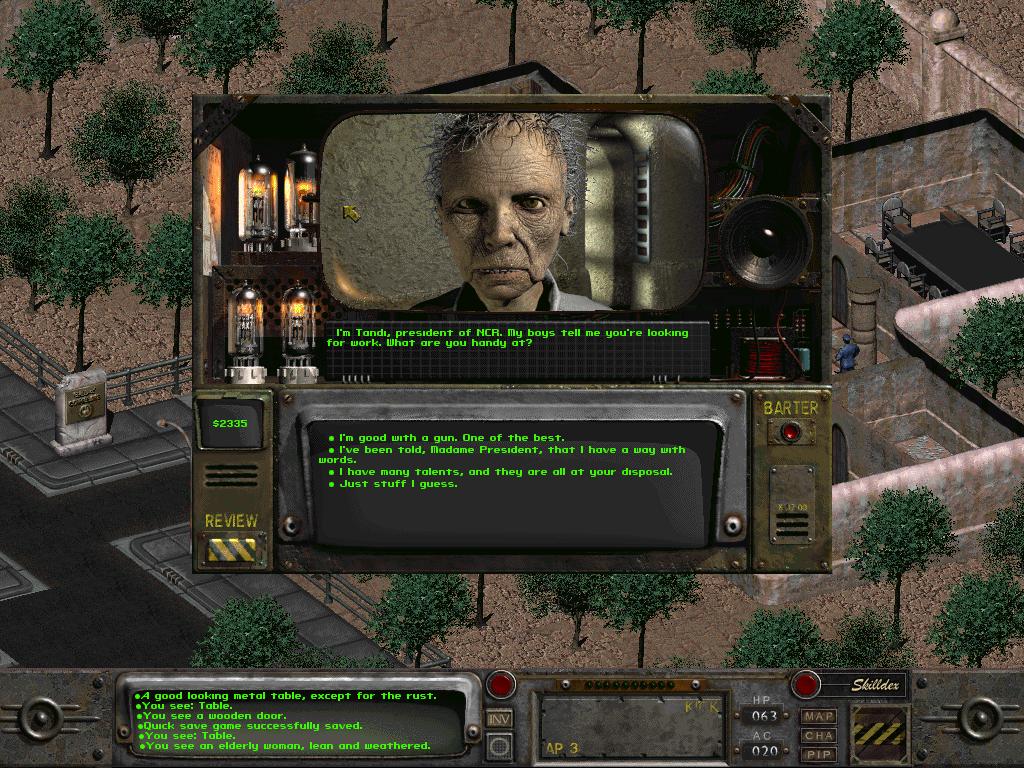 A Post Nuclear Role Playing Game 1998