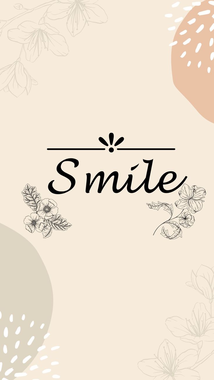 decor decals, Wallpaper, Smile everyday