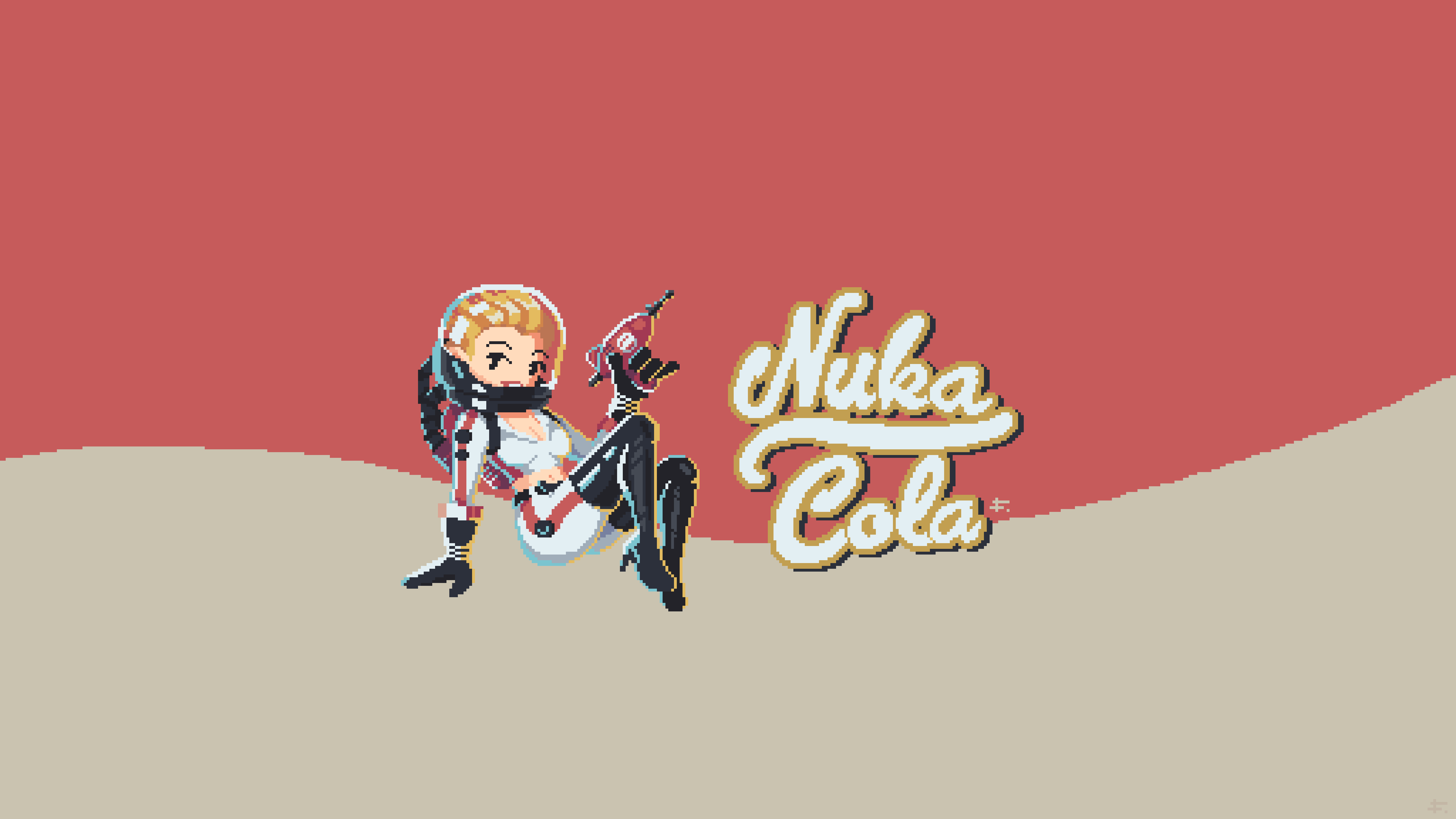 Nuka Cola girl. Desktop Wallpaper