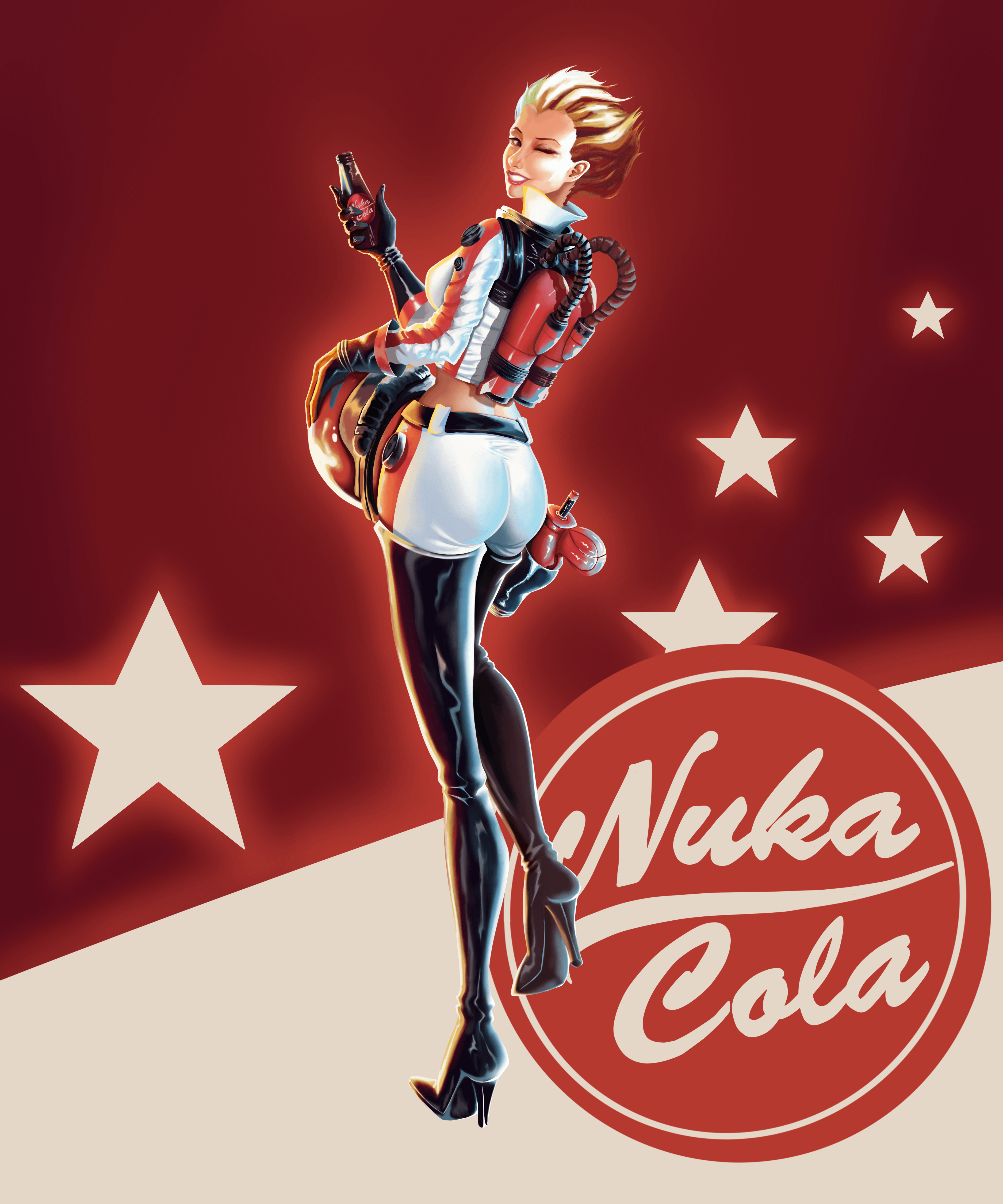 redraw Nuka Girl to measure my progress