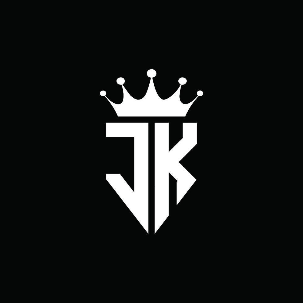 JK logo monogram emblem style