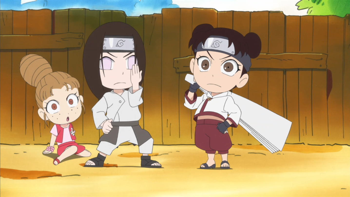 Neji Hyūga Anime. Rock Lee's
