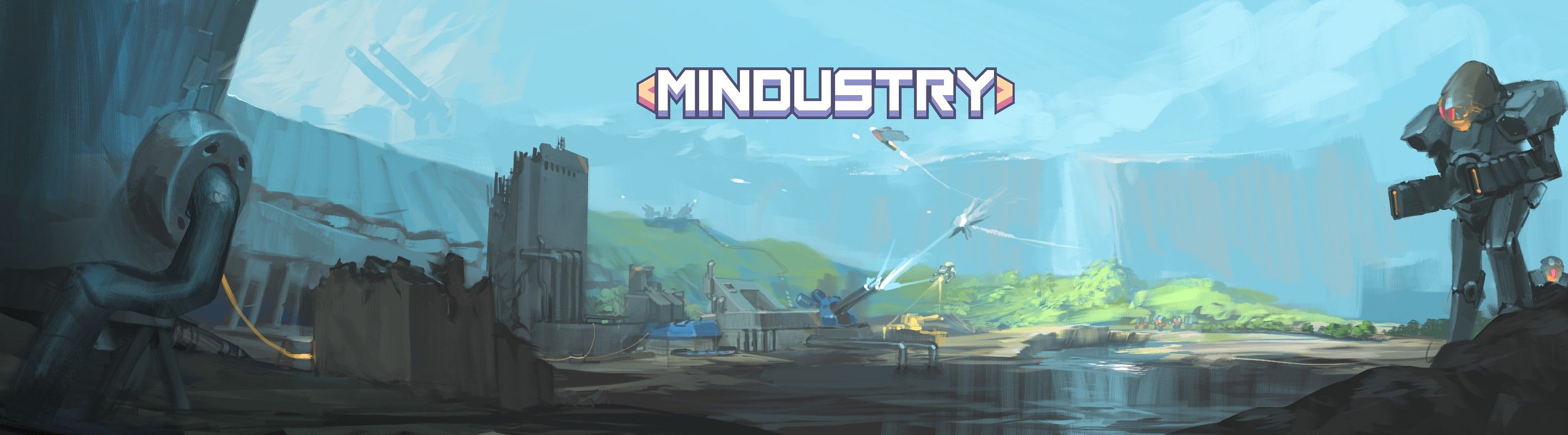 Mindustry. Wallpaper, Robot