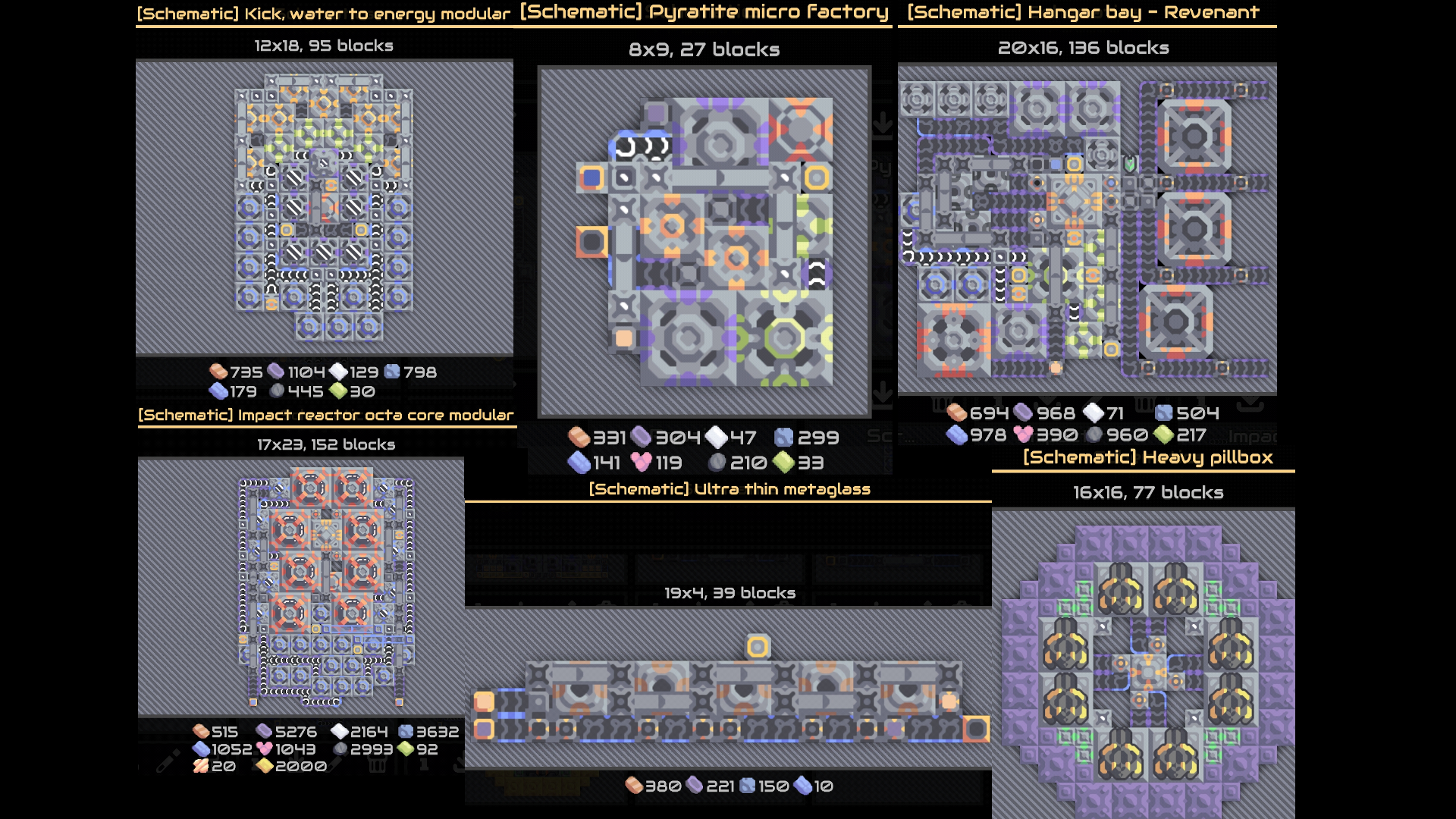 Miscellaneous schematics file
