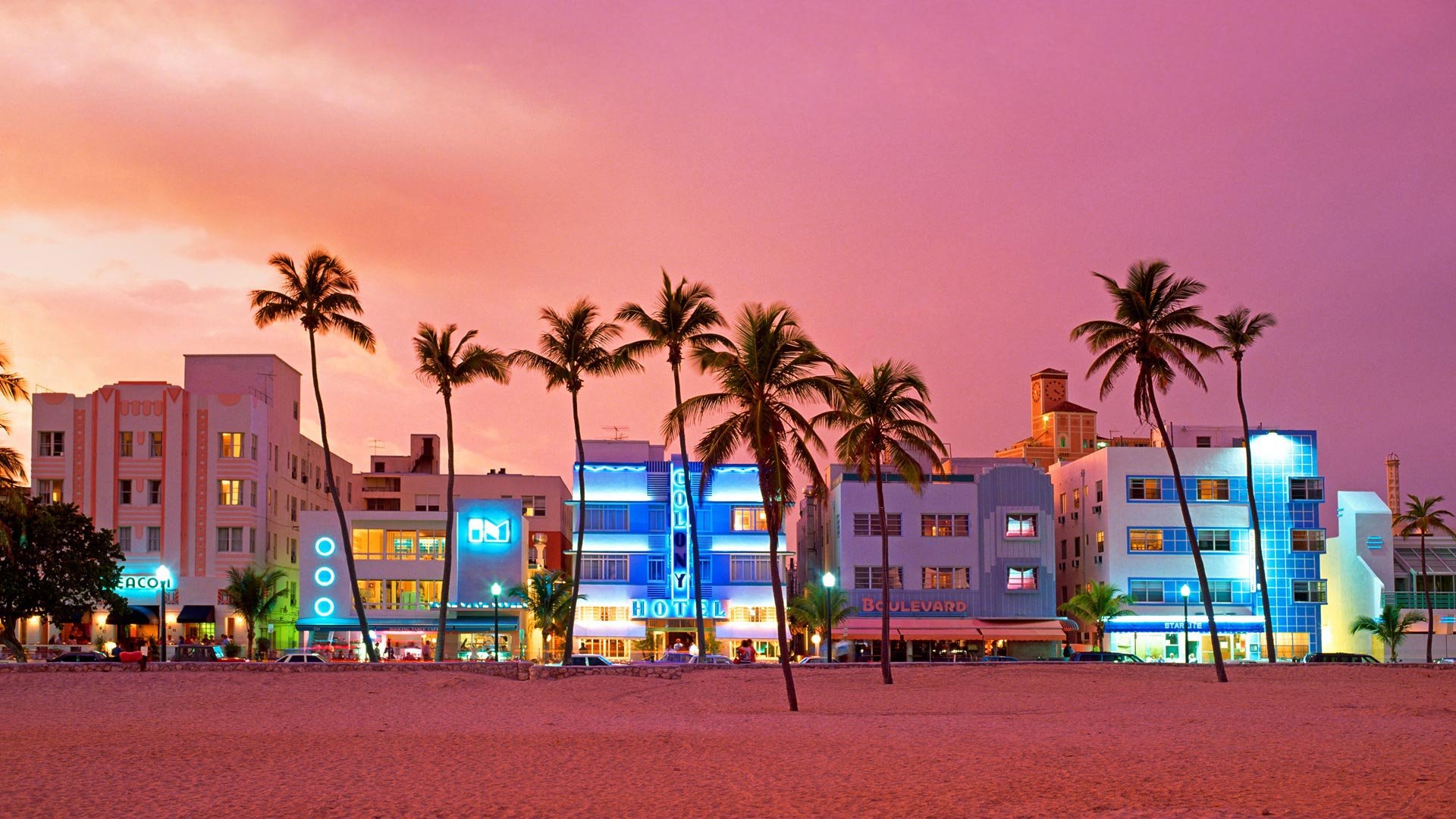 Miami Beach Wallpaper 1920x1080 56314