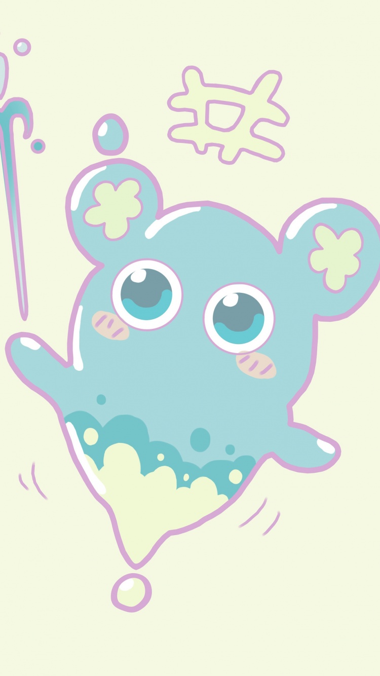 Happy drippy Wallpaper 4K, Drippy cute