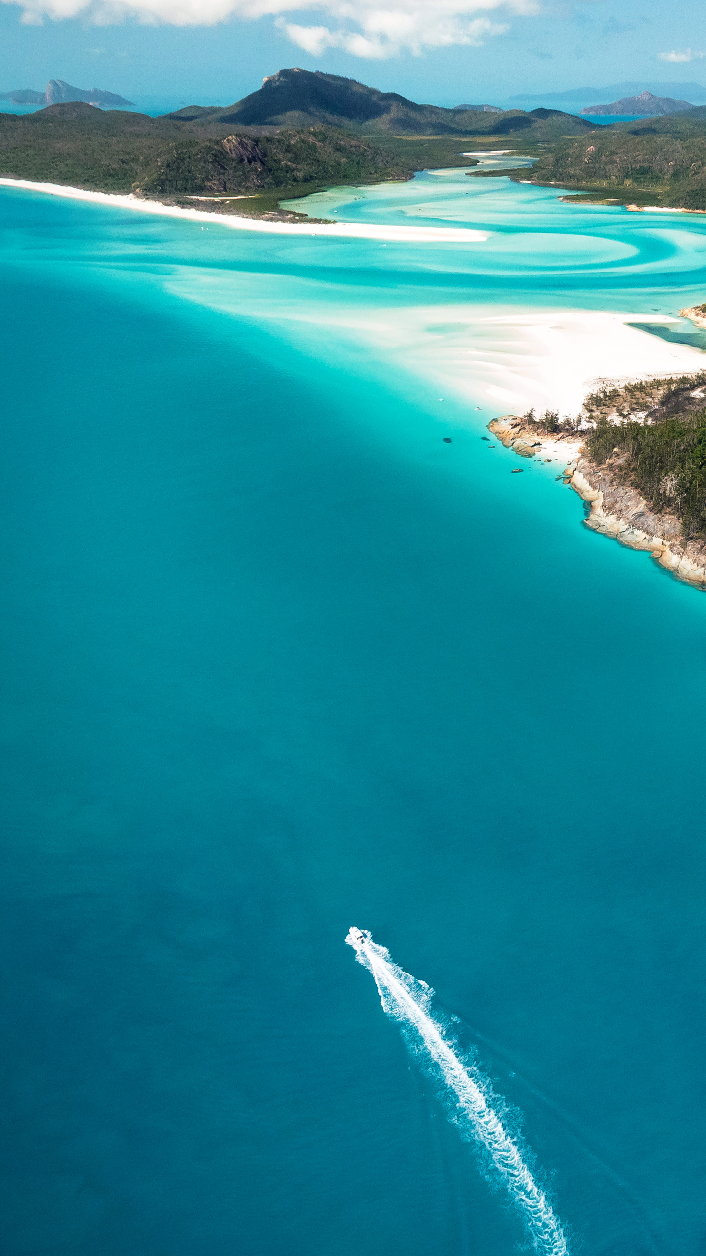 Dial in from paradise. Hamilton Island