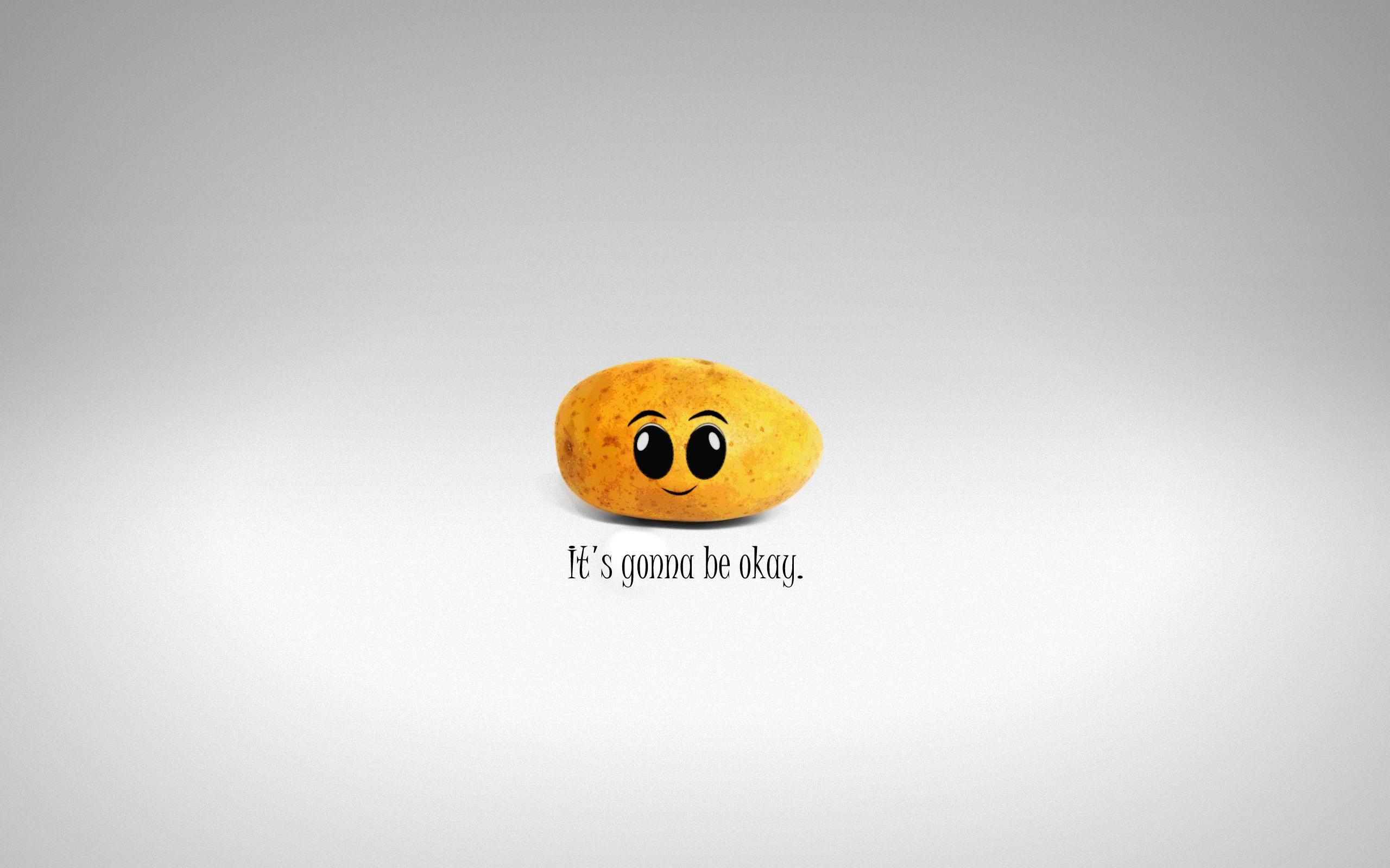 Comforting Potato Wallpaper 2560 x