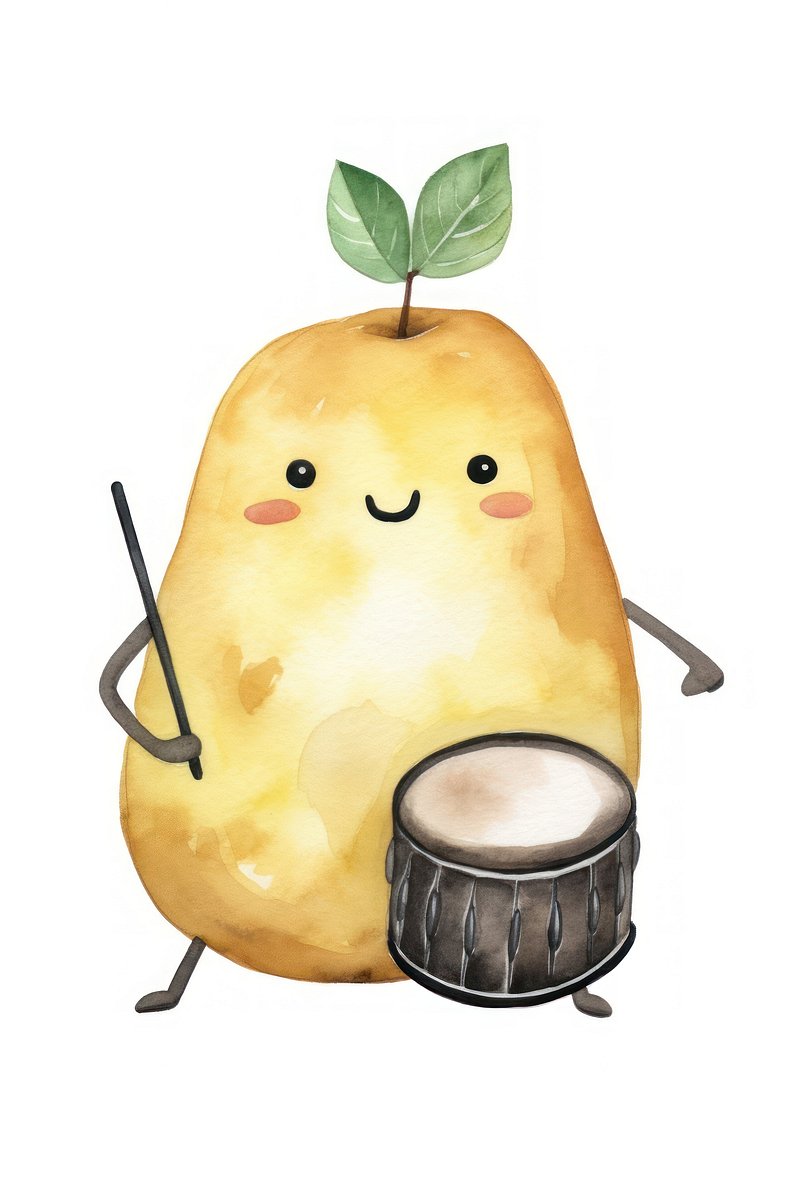 Dancing Potato Image. Free Photo