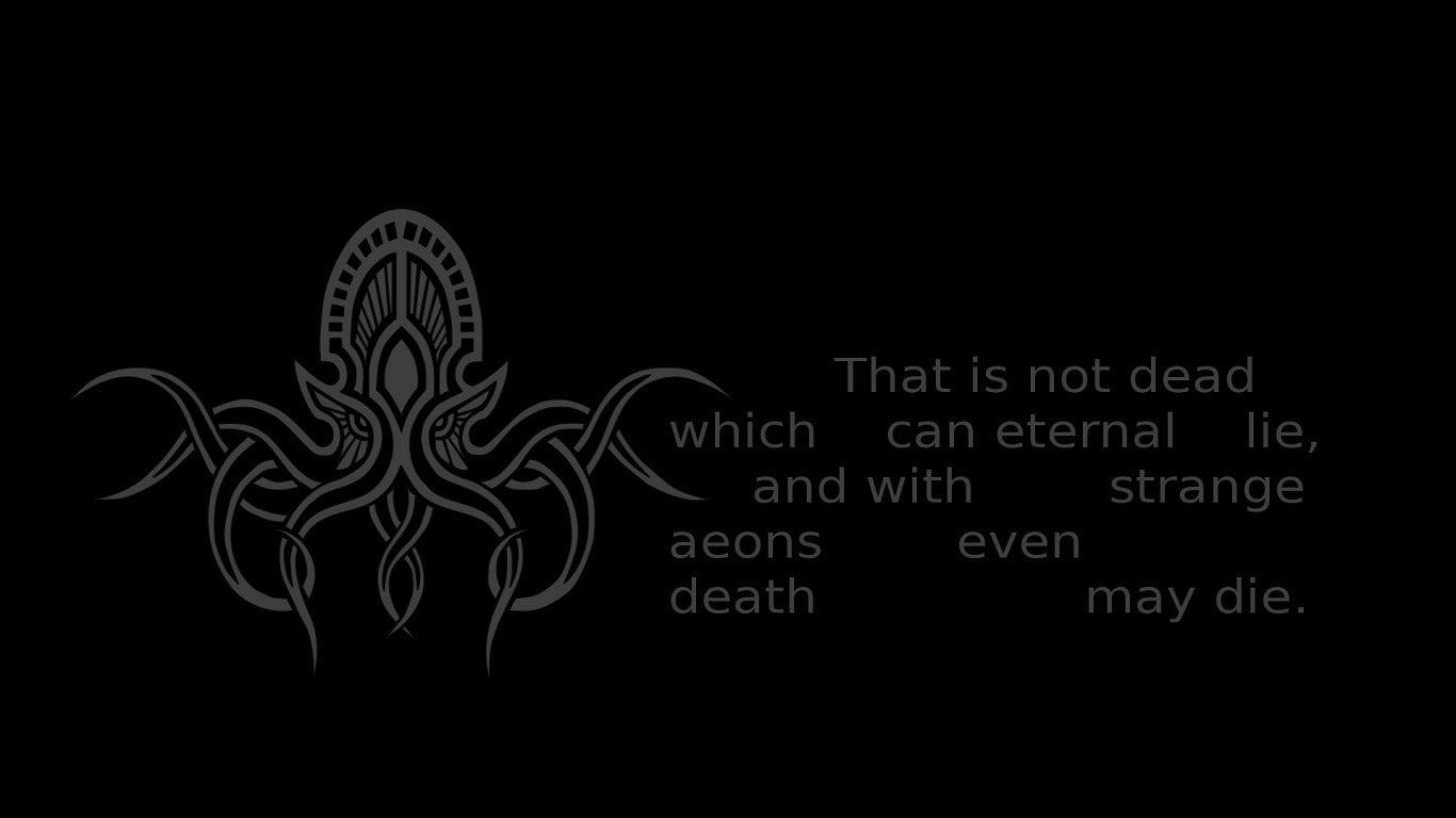 H. P. Lovecraft wallpaper, Cthulhu