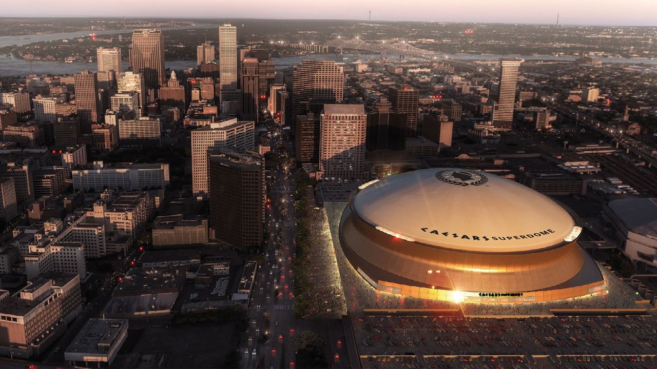 Caesars Superdome photo renderings