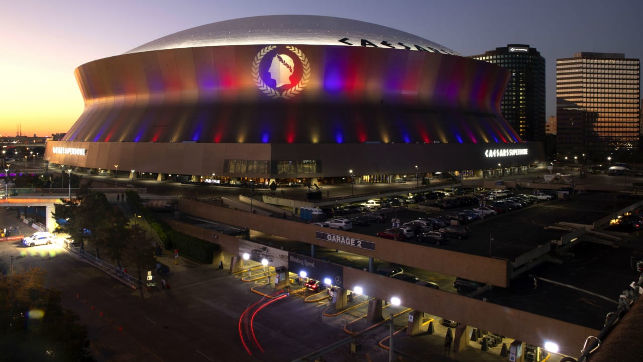 Photos: Caesars Superdome under the lights