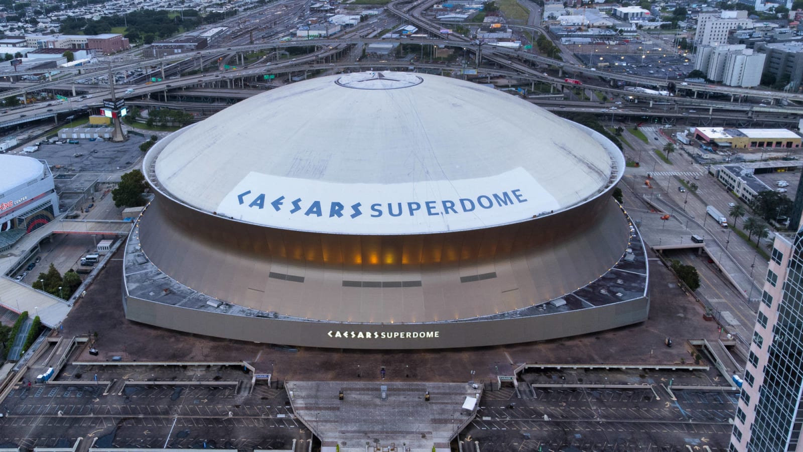 Saints' Caesars Superdome roof catches