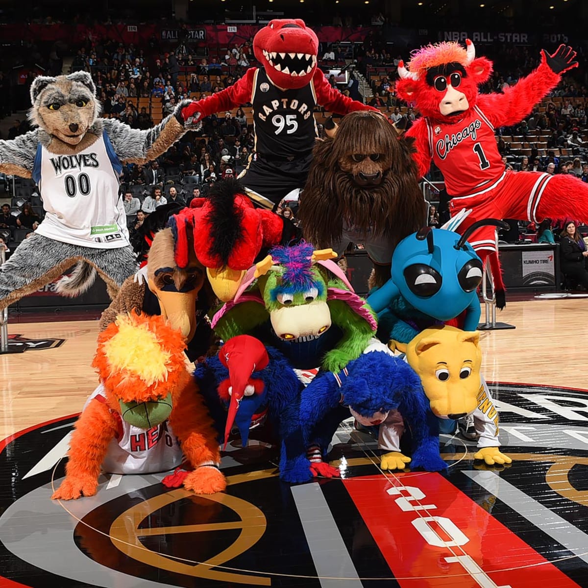 Ranking the NBA's Mascots
