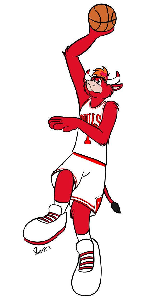 NBA Mascots the Bull. Benny