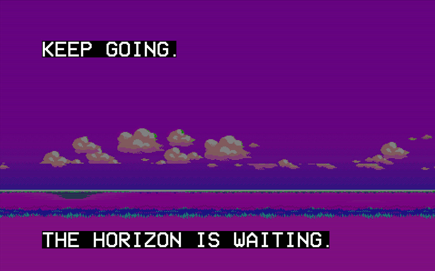 Download Aesthetic Retro 8bit Landscape