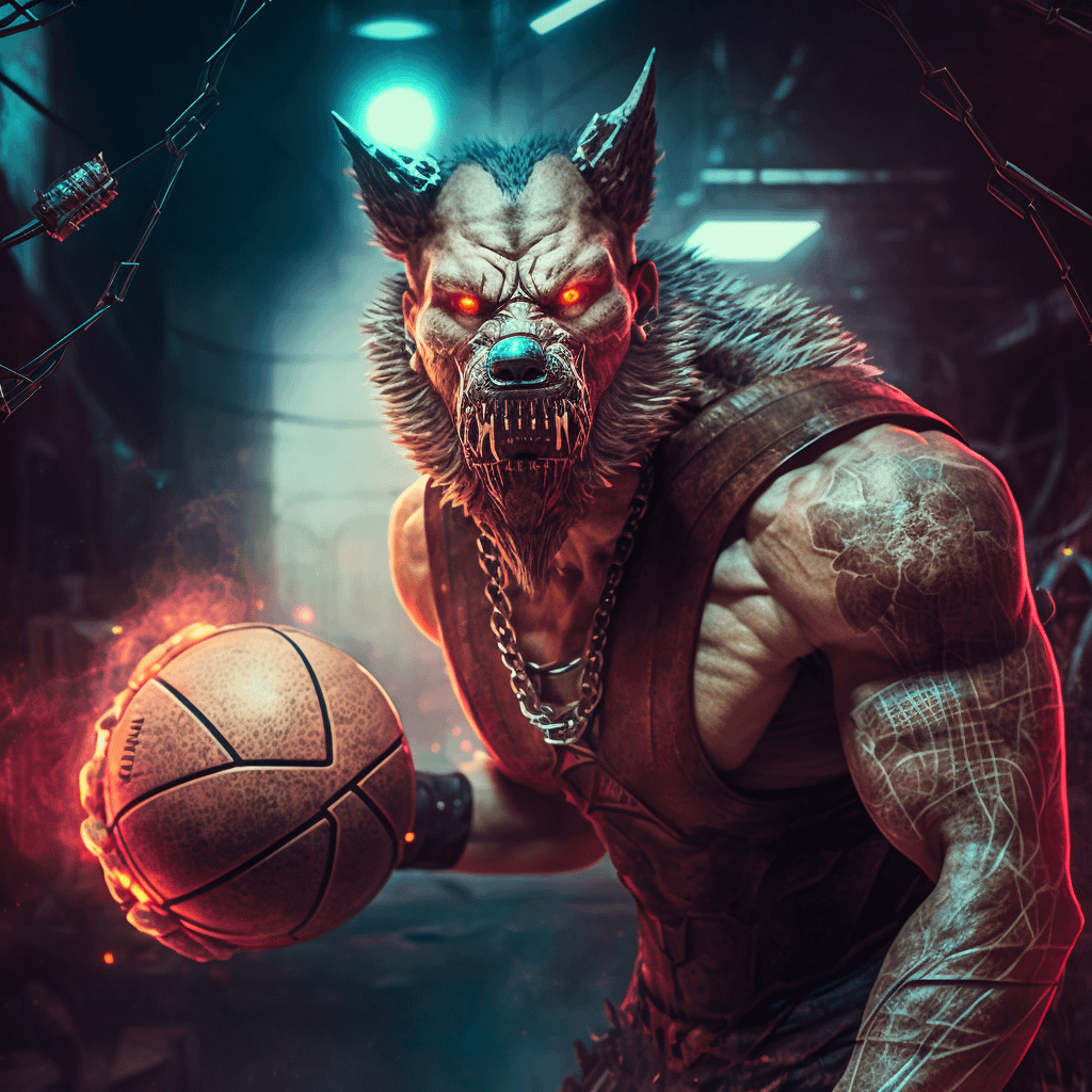 NBA mascots A.I. Basketball