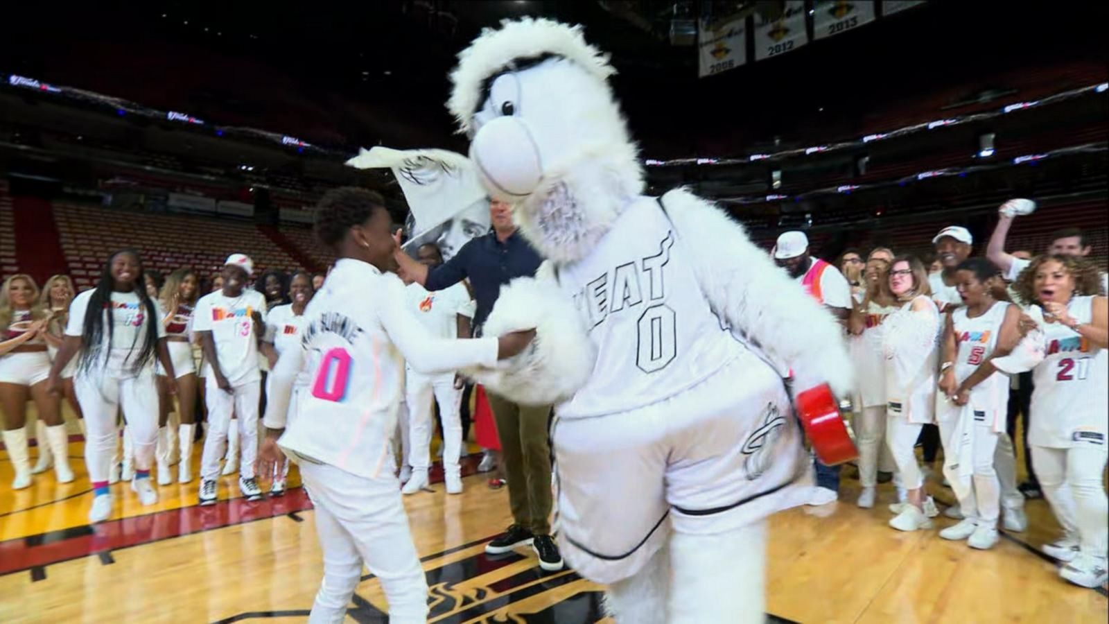 Student mascot gets NBA Finals surprise