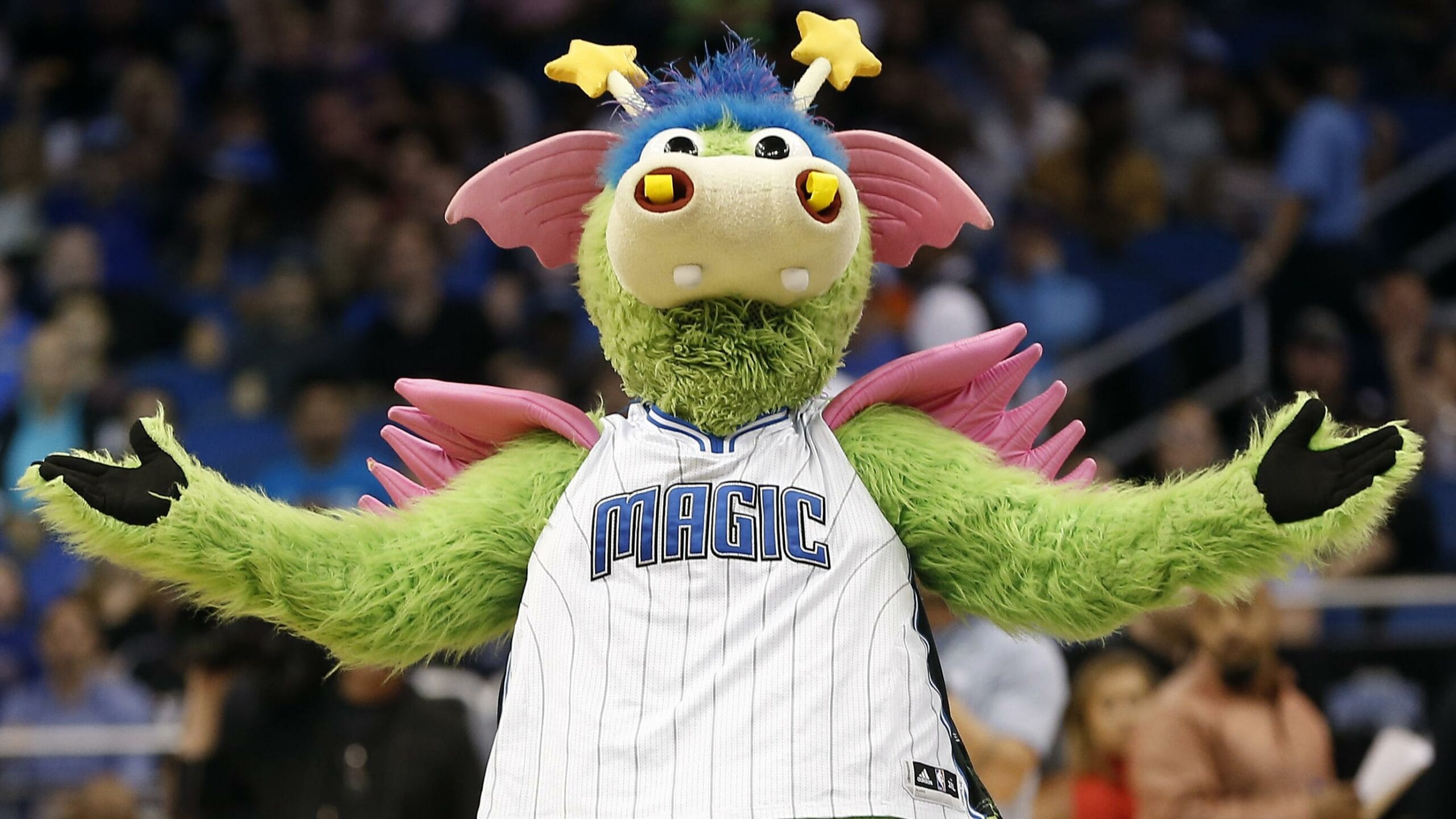 Magic mascot renews rivalry with Robin