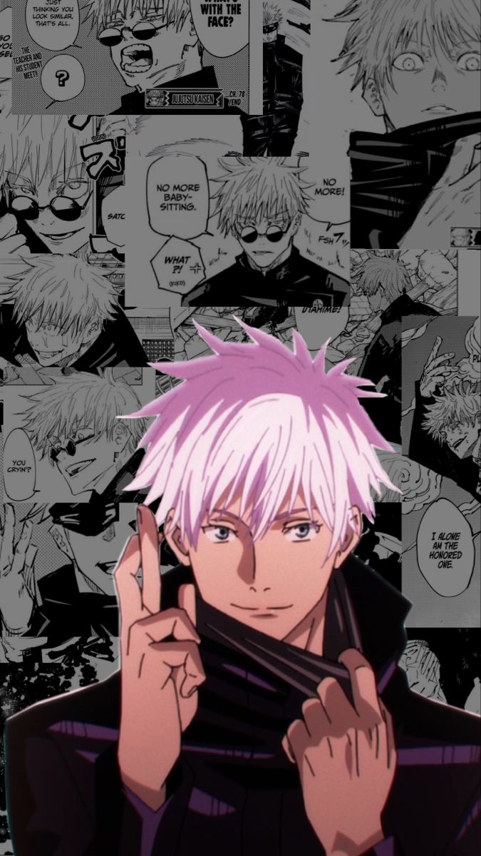 Gojo Satoru. Anime artwork wallpaper