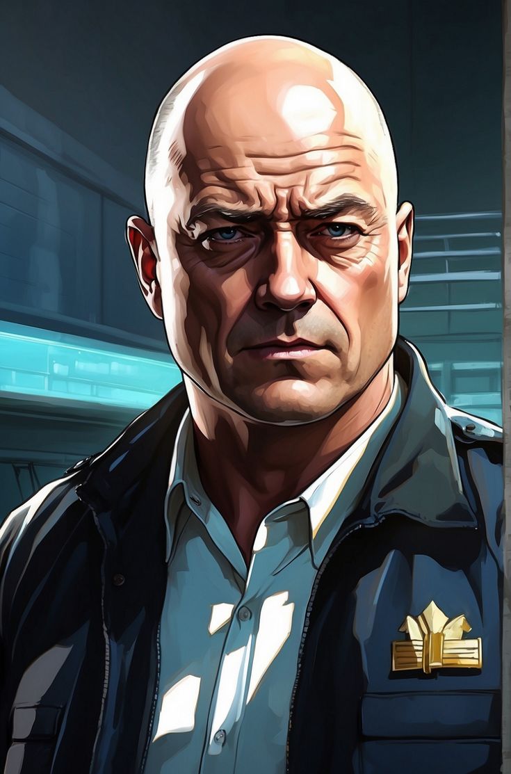 Hank Schrader 4K Wallpaper. Breaking