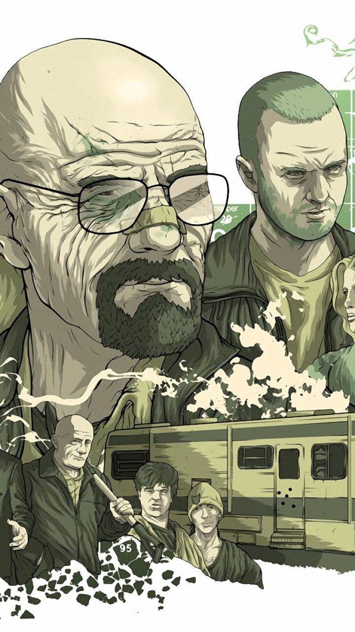 Mobile wallpaper: Breaking Bad, Tv Show