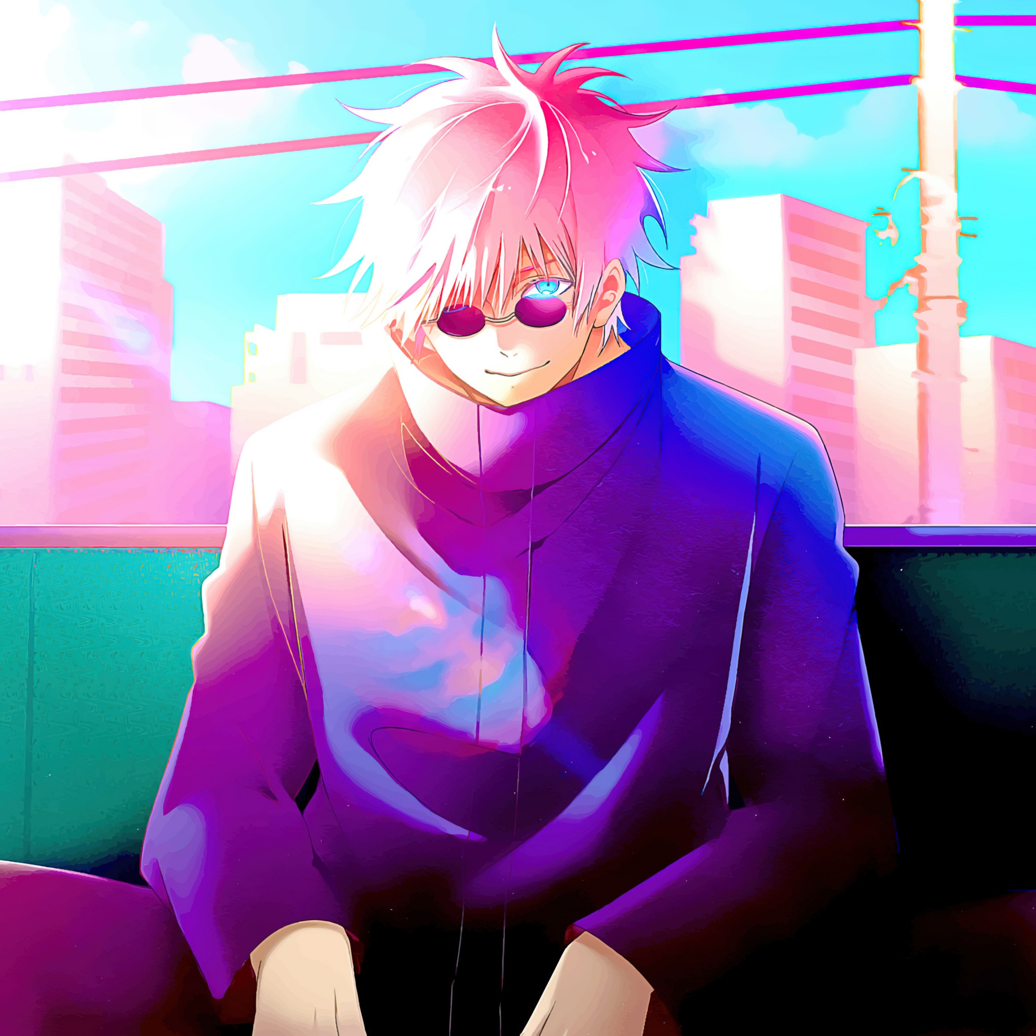 Satoru Gojo Wallpaper 4K, Pop Art