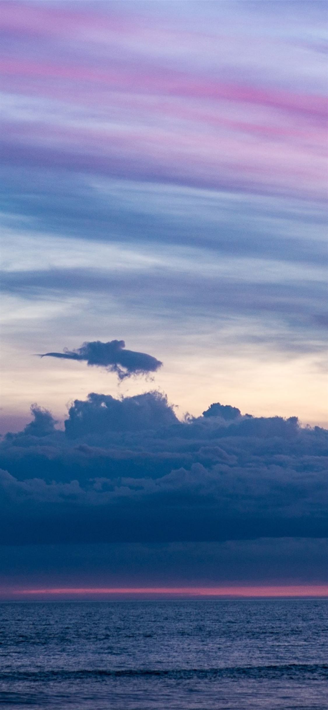 beach clouds ocean sky iPhone 11