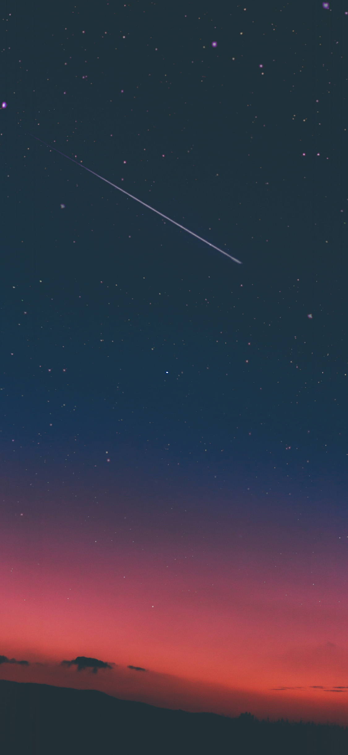 Sky Sunset Night Blue Nature