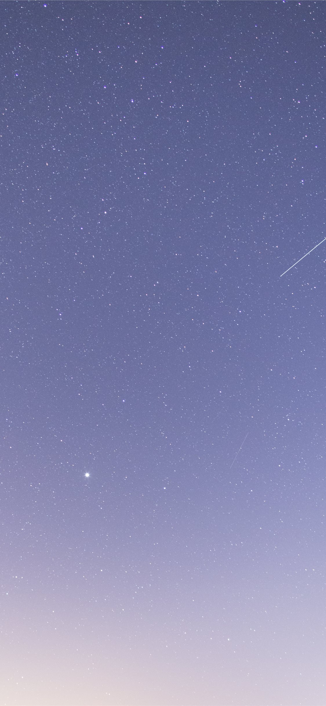 Gradient Night Sky iPhone 11 Wallpaper