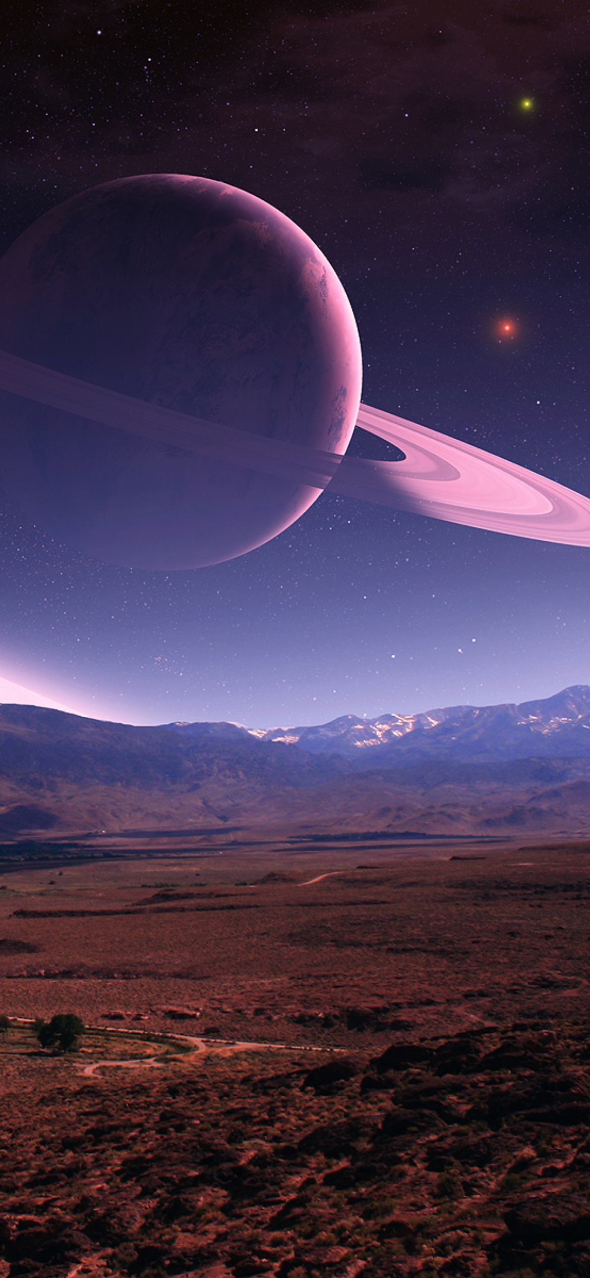 Planets In Sky Wallpaper for iPhone 11