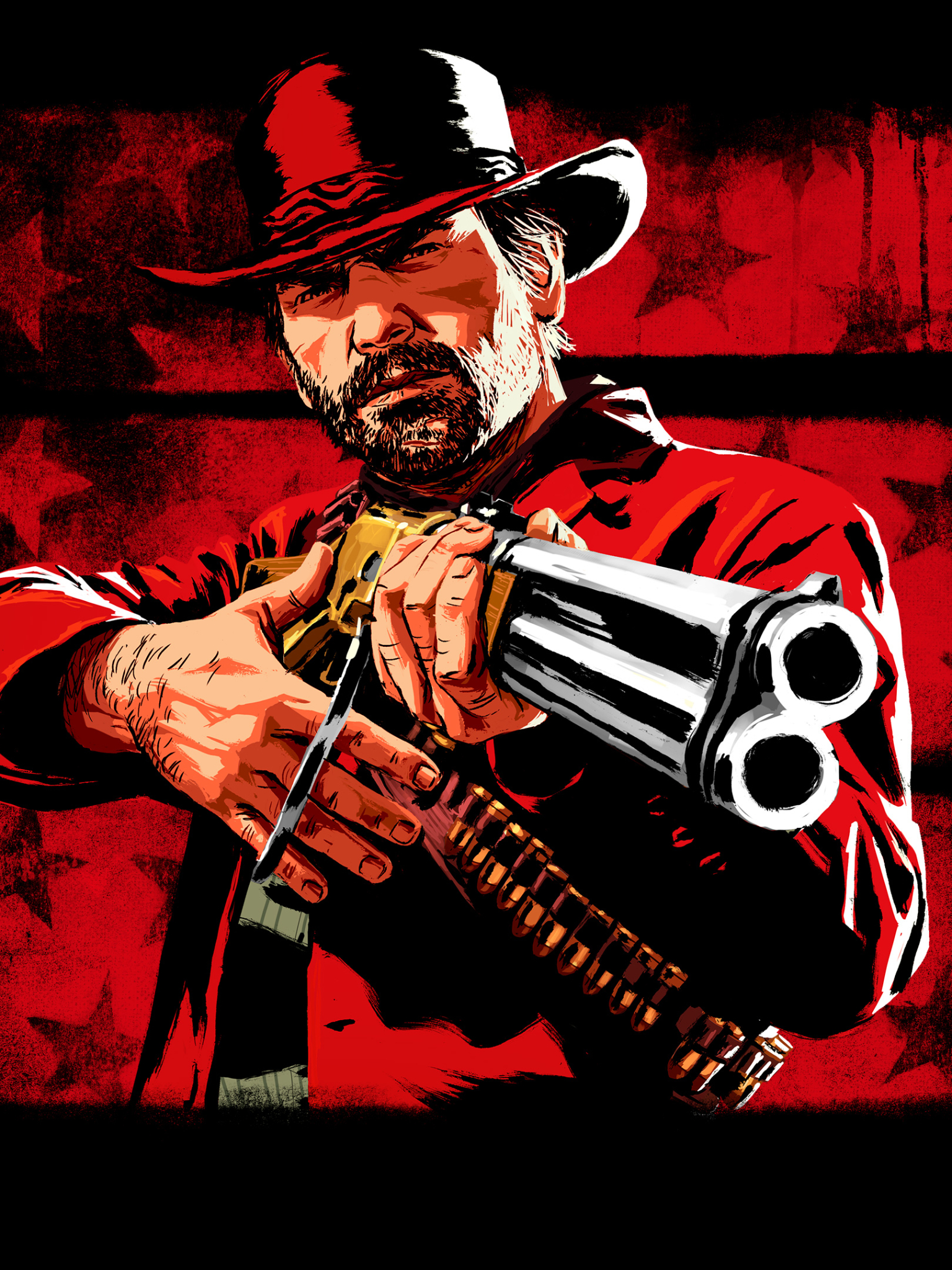 Mobile wallpaper: Video Game, Red Dead
