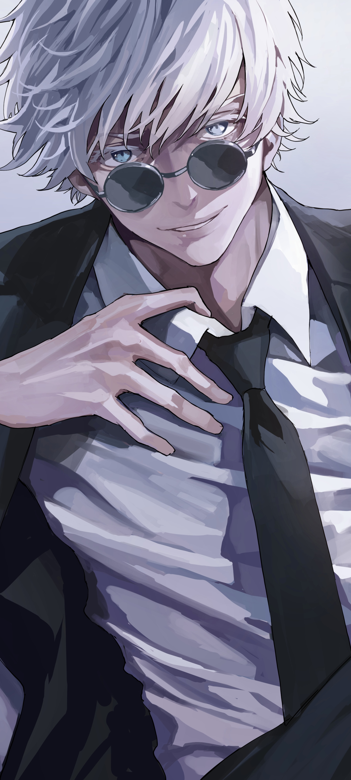 Anime, White Hair, Satoru Gojo, Jujutsu