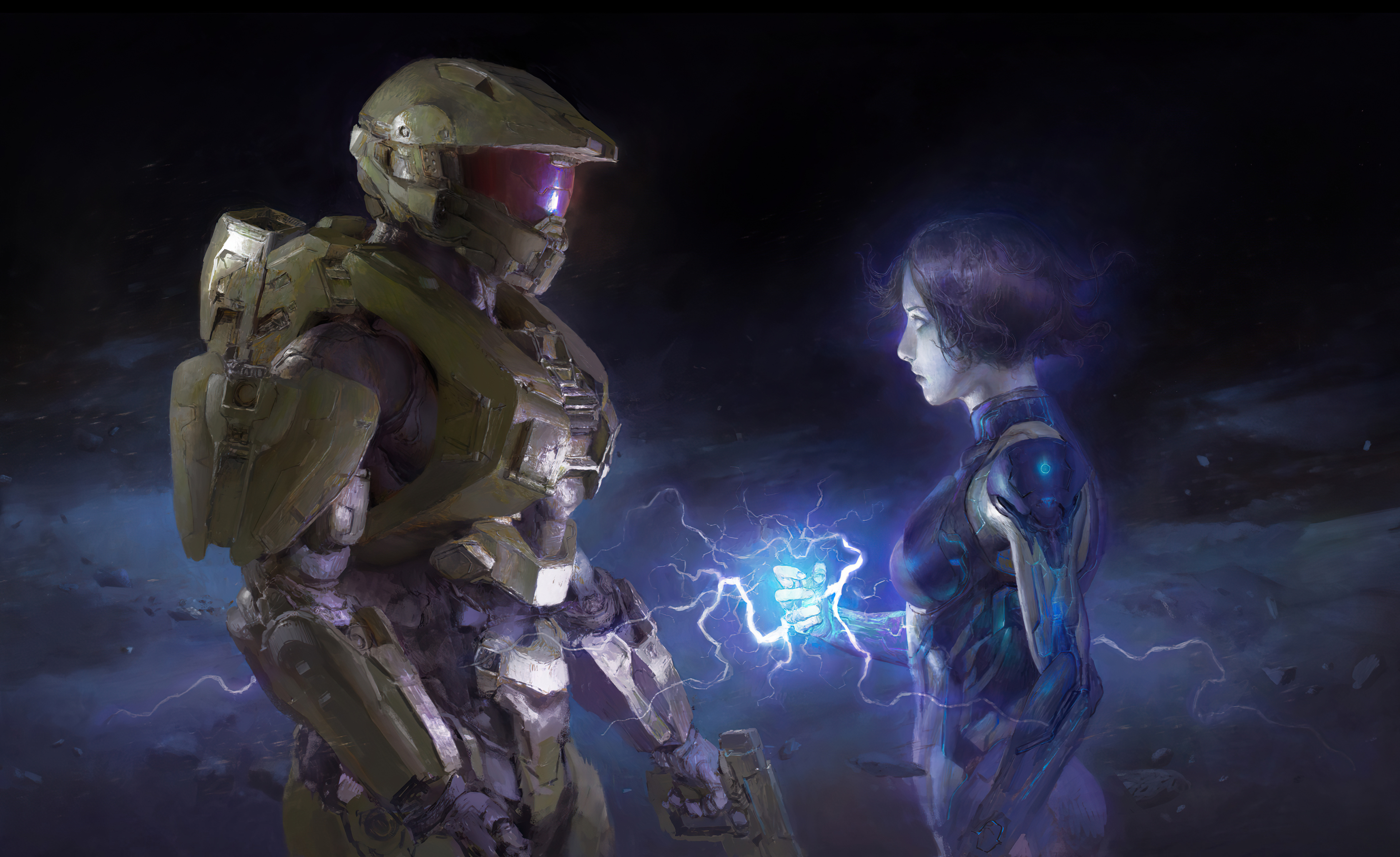 4K Cortana (Halo) Wallpaper