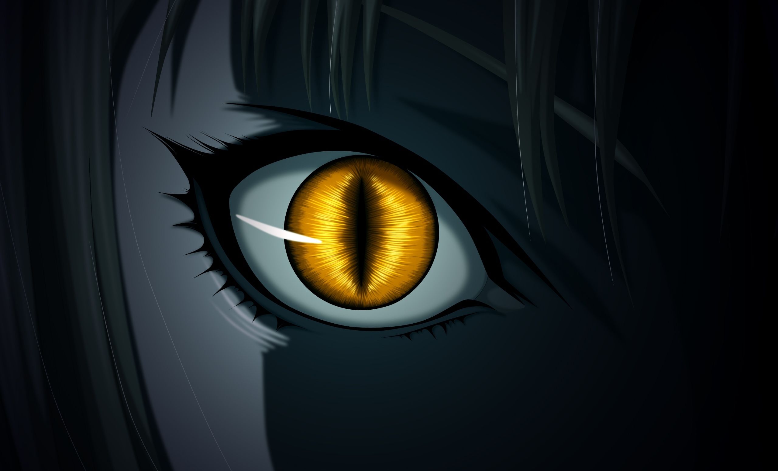 Anime Eye and Background, anime eyes