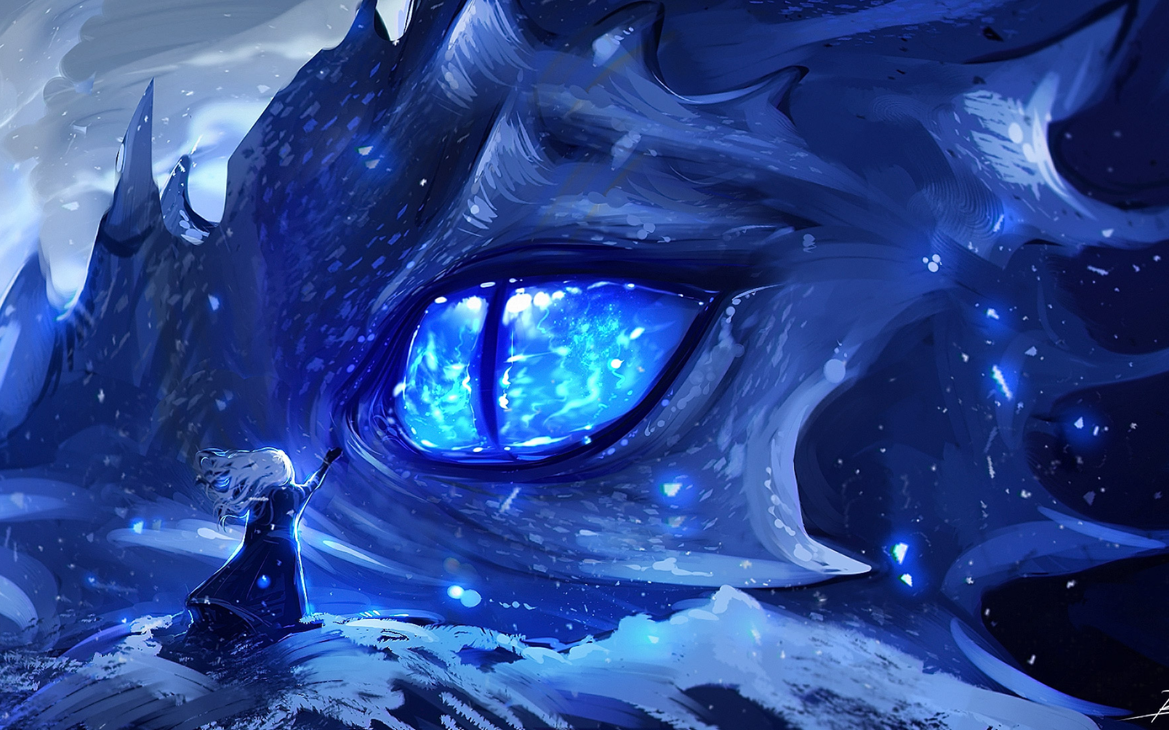 Anime Dragon Eye 4K , HD 4k