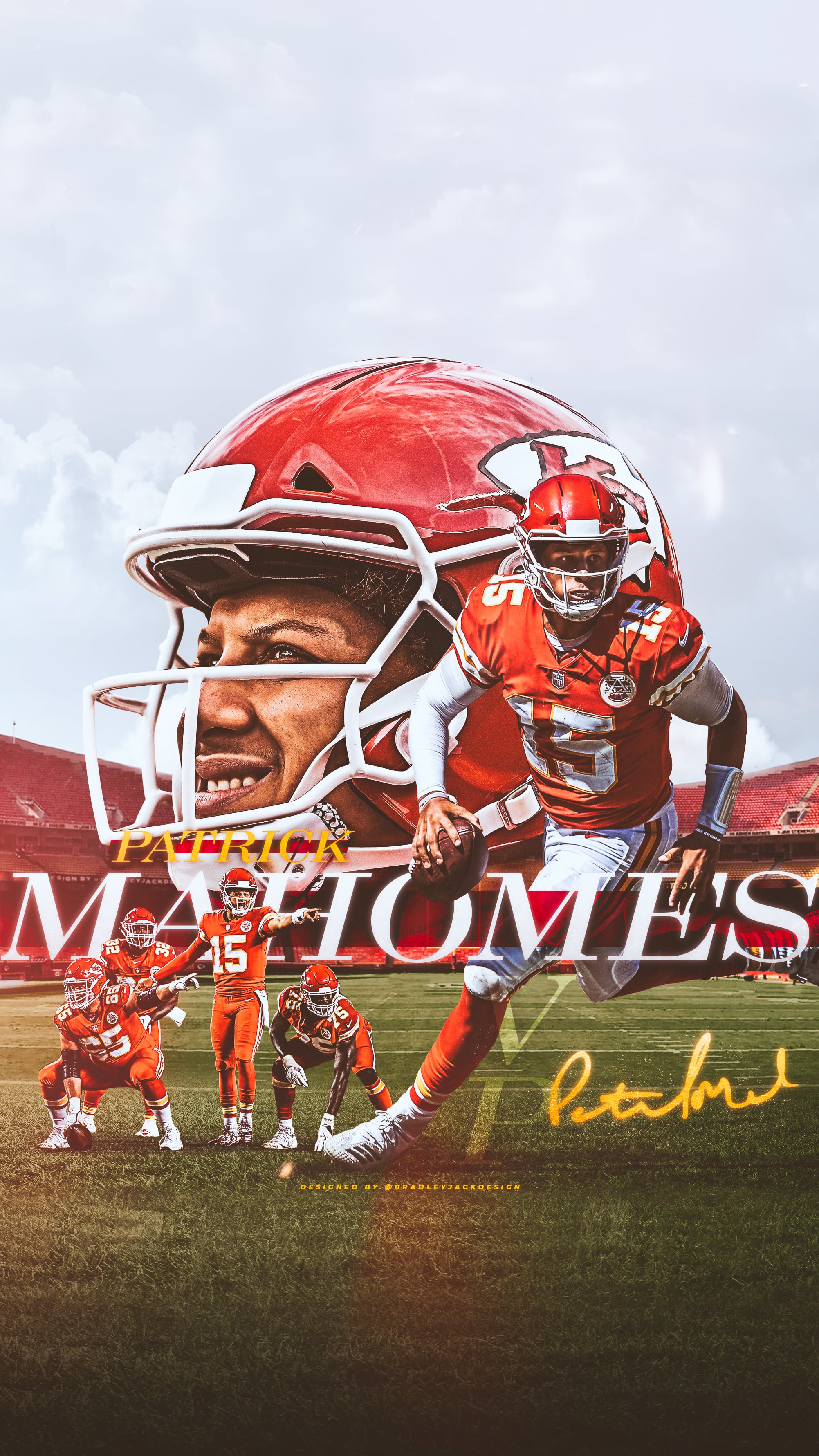 Mahomes Phone Wallpaper, r