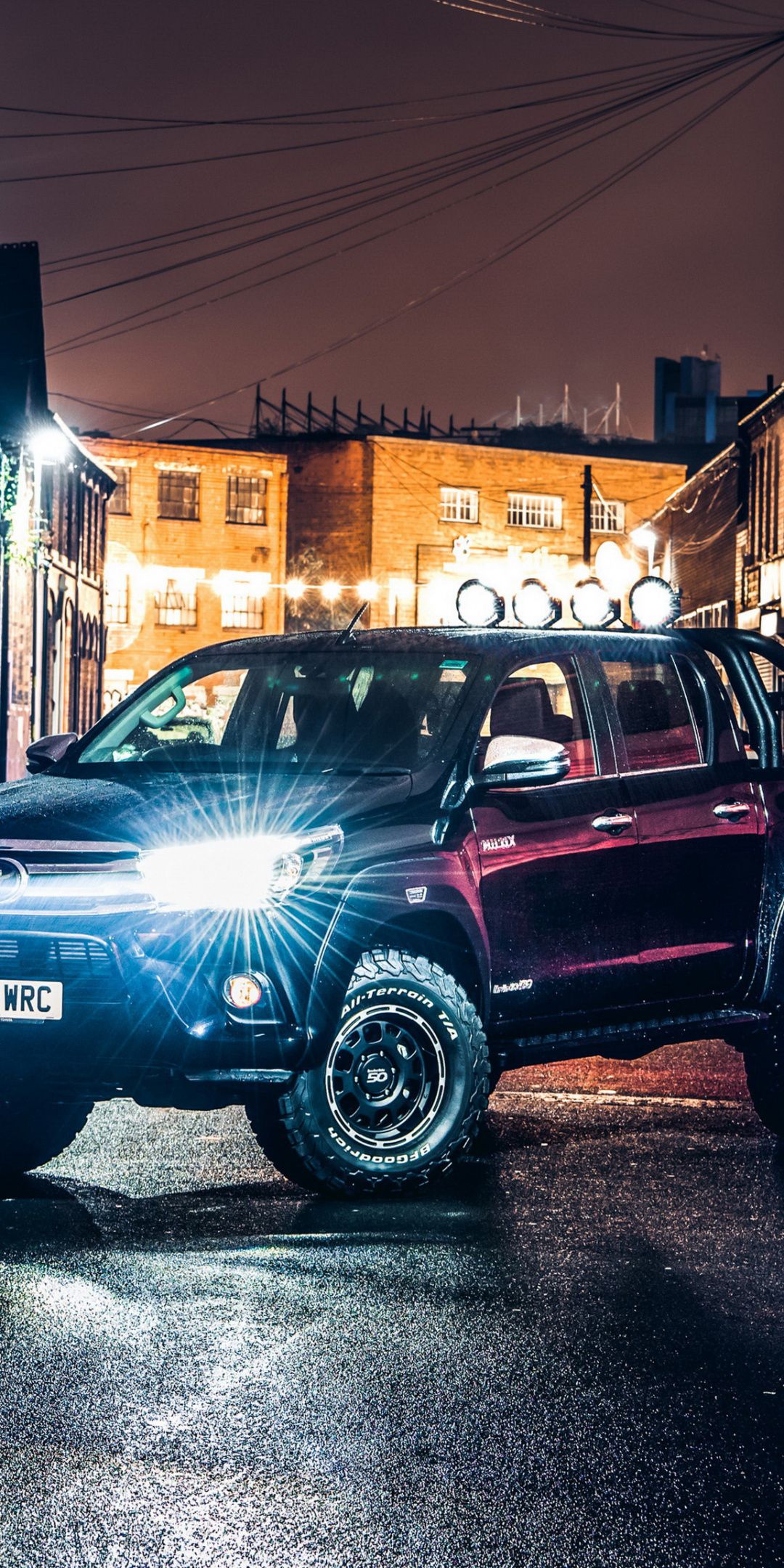 Toyota Hilux, Arctic truck, night, 2018