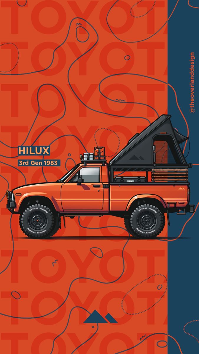 Toyota Hilux 1983 Wallpaper Design