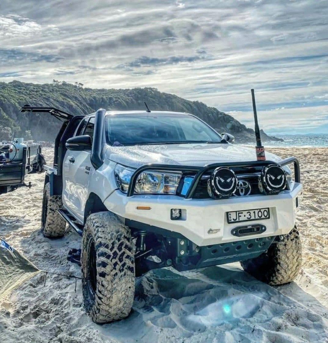 Cars and motorcycles. Toyota hilux