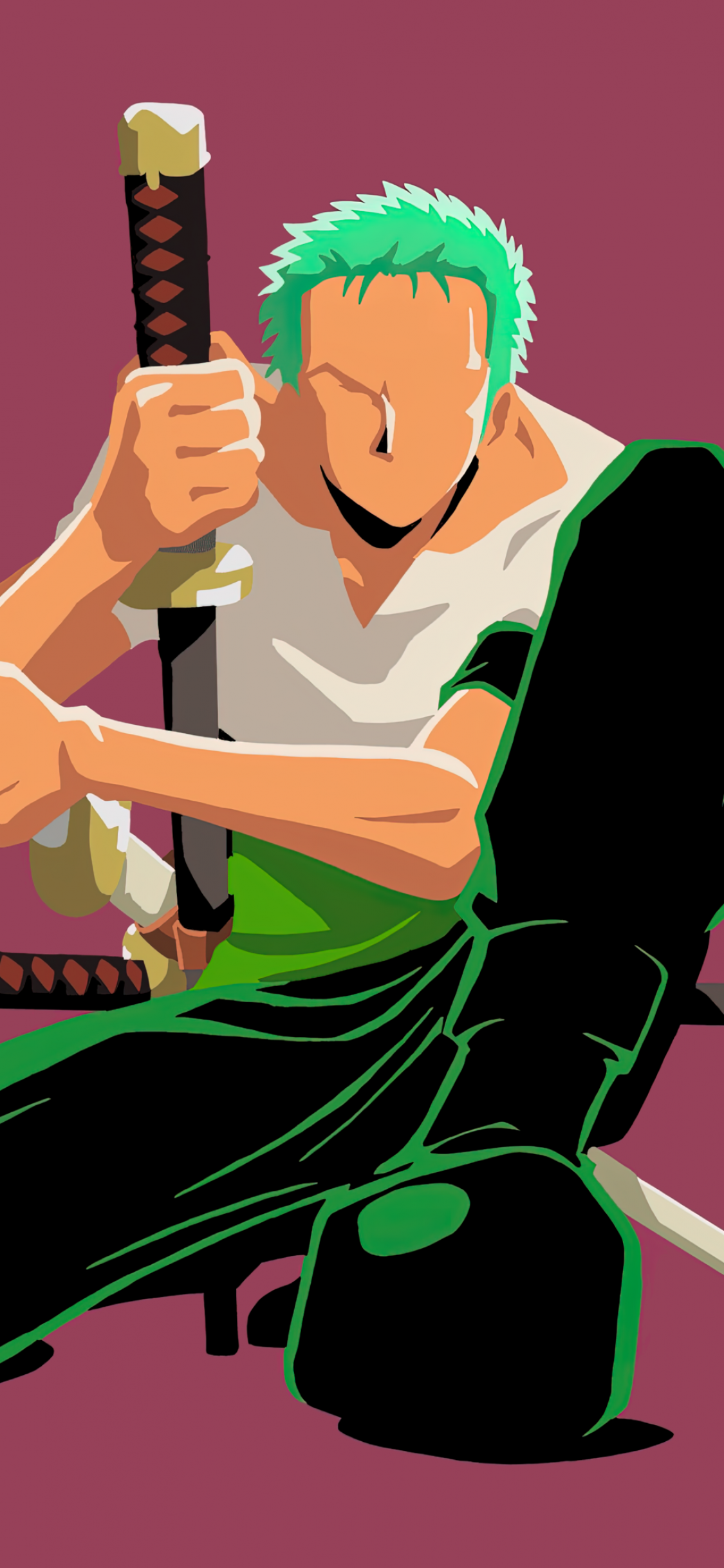 Roronoa Zoro Wallpaper 4K, Illustration