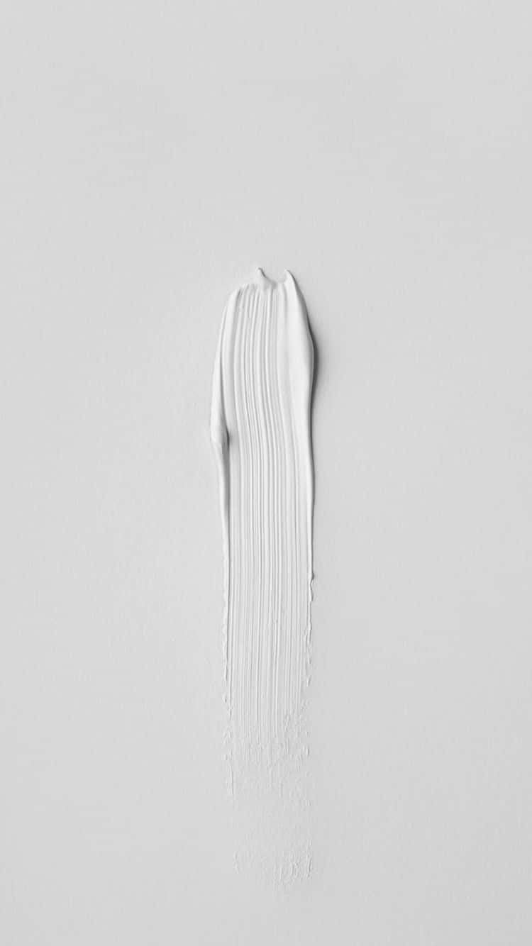White Minimalist Paint iPhone Wallpaper
