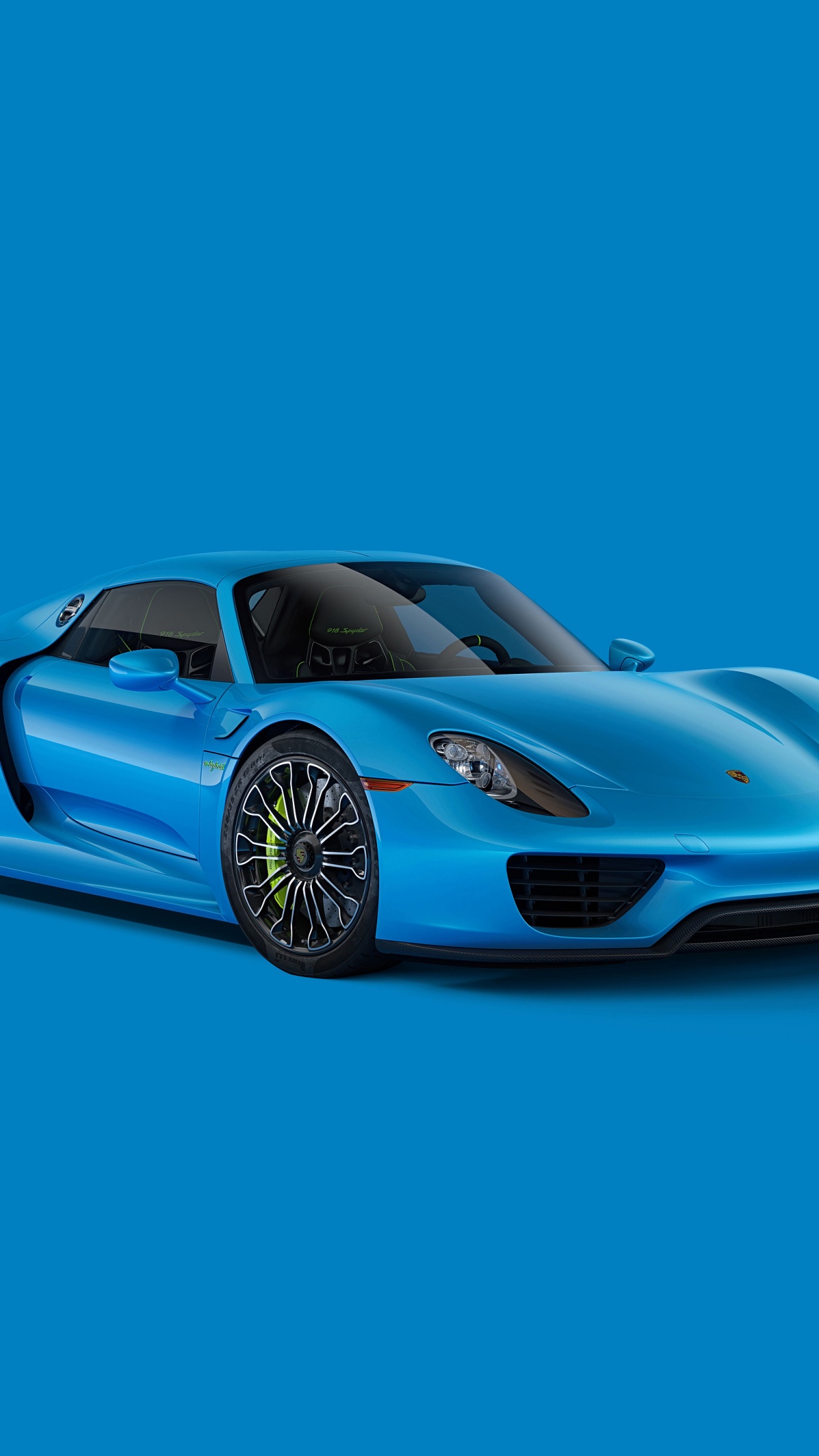 Porsche 918 Spyder Wallpaper 4K, Blue