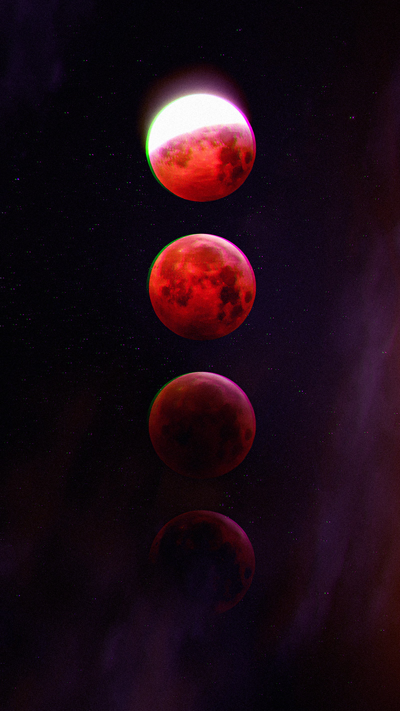 Gorgeous aesthetic moon wallpaper