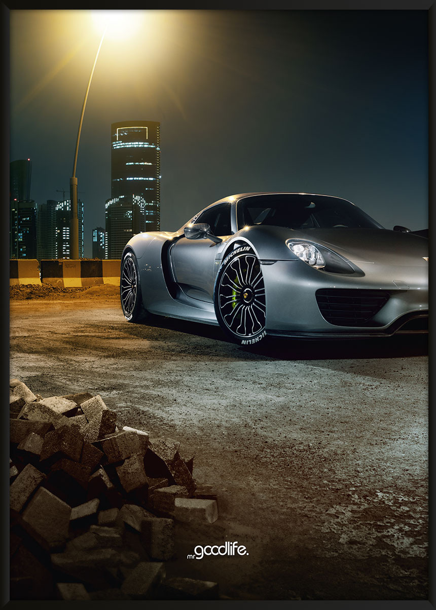 Porsche 918 Poster. mr.goodlife. mr