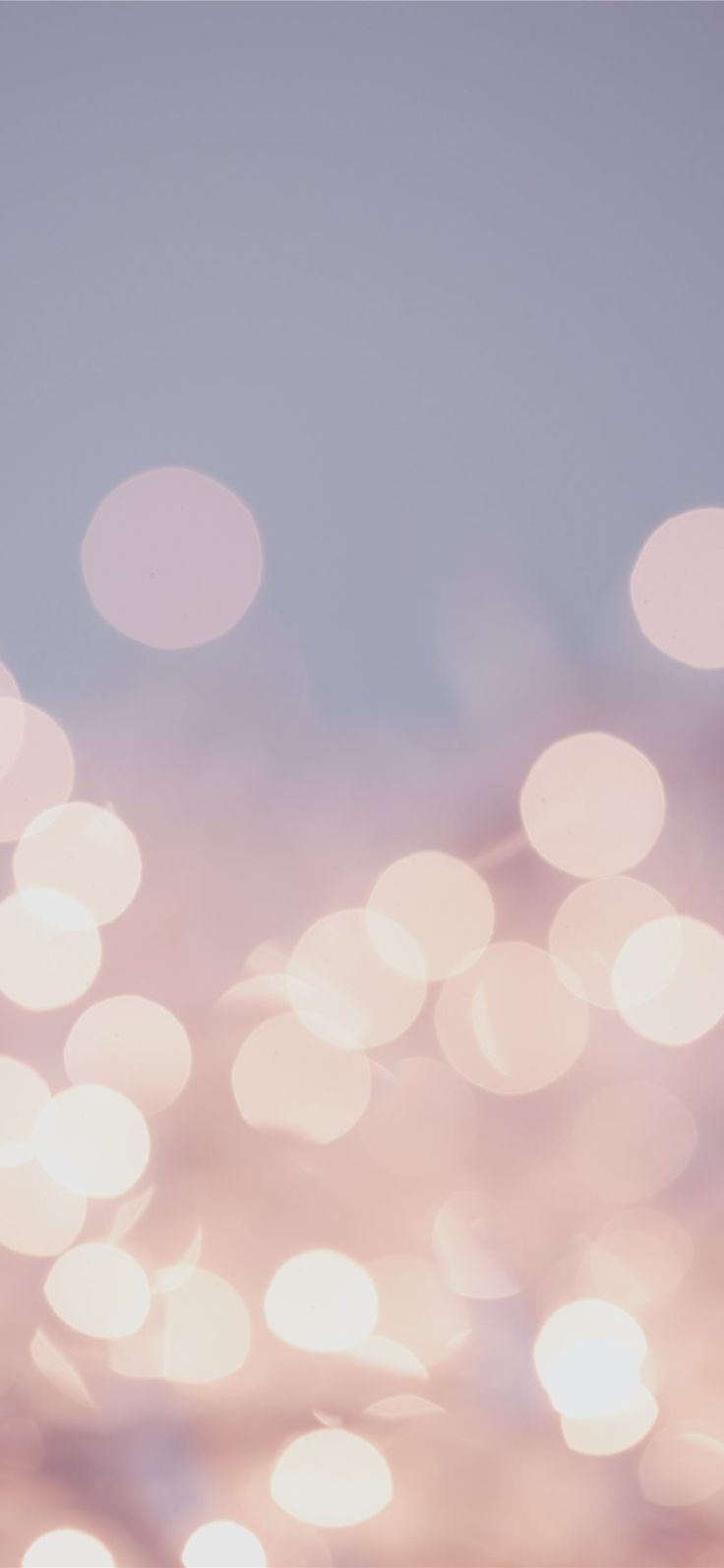 Pretty pastel bokeh fairy lights